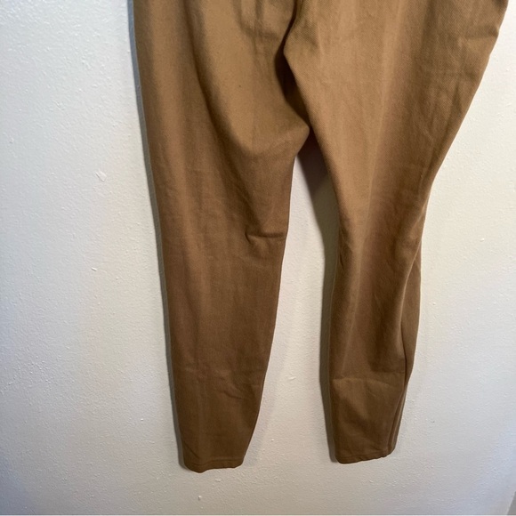 Knit Pull On Pants Skinny Moto Tan - Picture 10 of 11